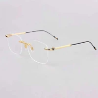 brand new rimlessalloy optical eyeglasses framesfor men women high quality myopia reading presciption glasses frames mb0038o
