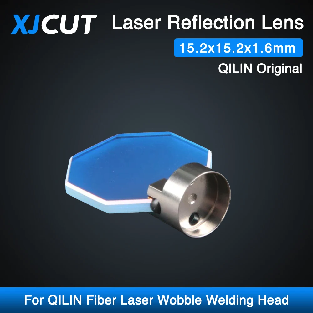 

Оригинальные отражающие линзы XJCUT QILIN для волоконного лазера, отражающие зеркала 15,2x15,2x1,6 мм, воблеры для волоконного лазера QILIN, сварочная головка