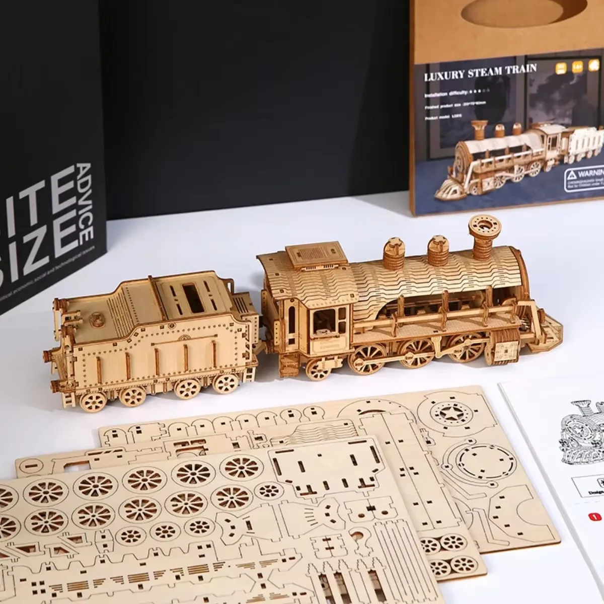 1/72 3D модель поезда в стиле ретро игрушки для подростков и взрослых механический