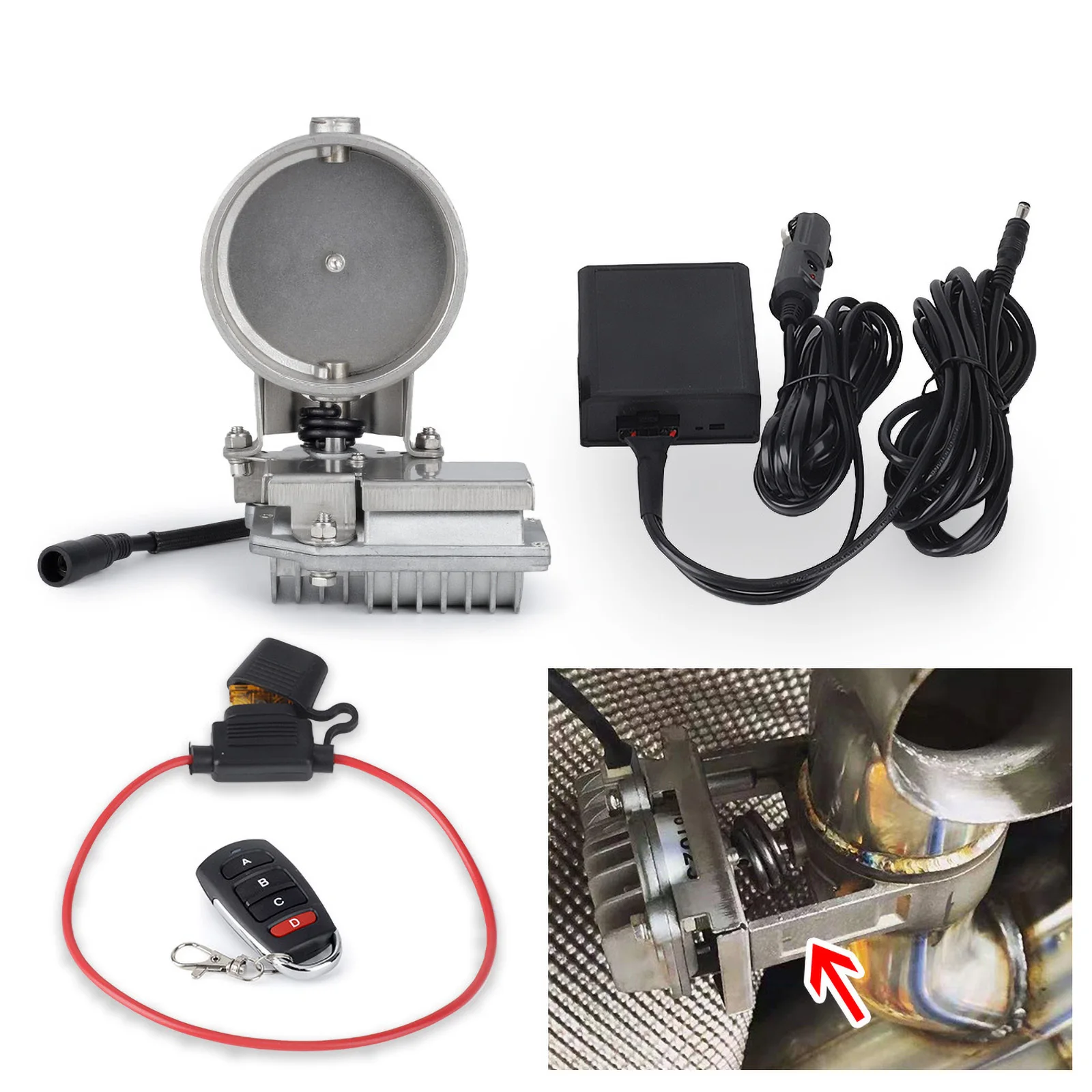 

Электрический Выпускной клапан CNSPEED 3 дюйма из нержавеющей стали с точным настраиваемым пультом дистанционного управления, электронный вык...