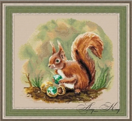 Набор для вышивки крестом Squirrel's Happy Time 41-37