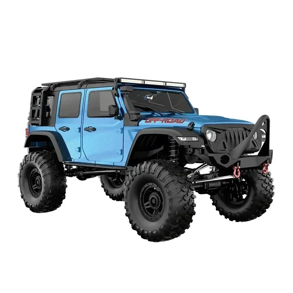 Фото Новый Huangbo 1:10 R1011-r1014 Wrangler, полноразмерная модель автомобиля с дистанционным управлением, высокоскоростной внедорожный игрушечный автомобиль для скалолазания, обновление Hb №2