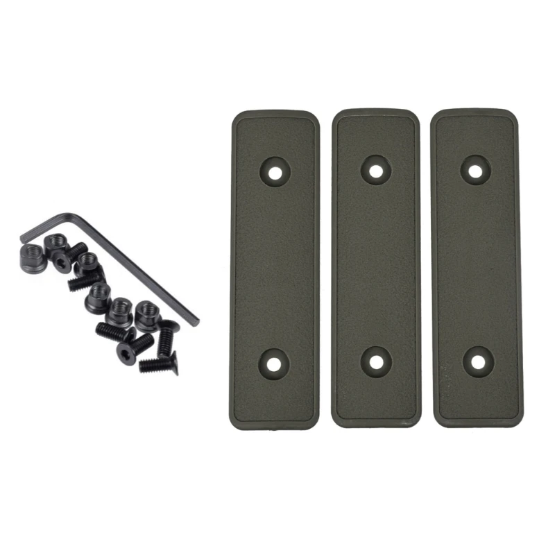 A9LD 3 шт. Простая установка нейлоновые защитные чехлы для рельсов аксессуары