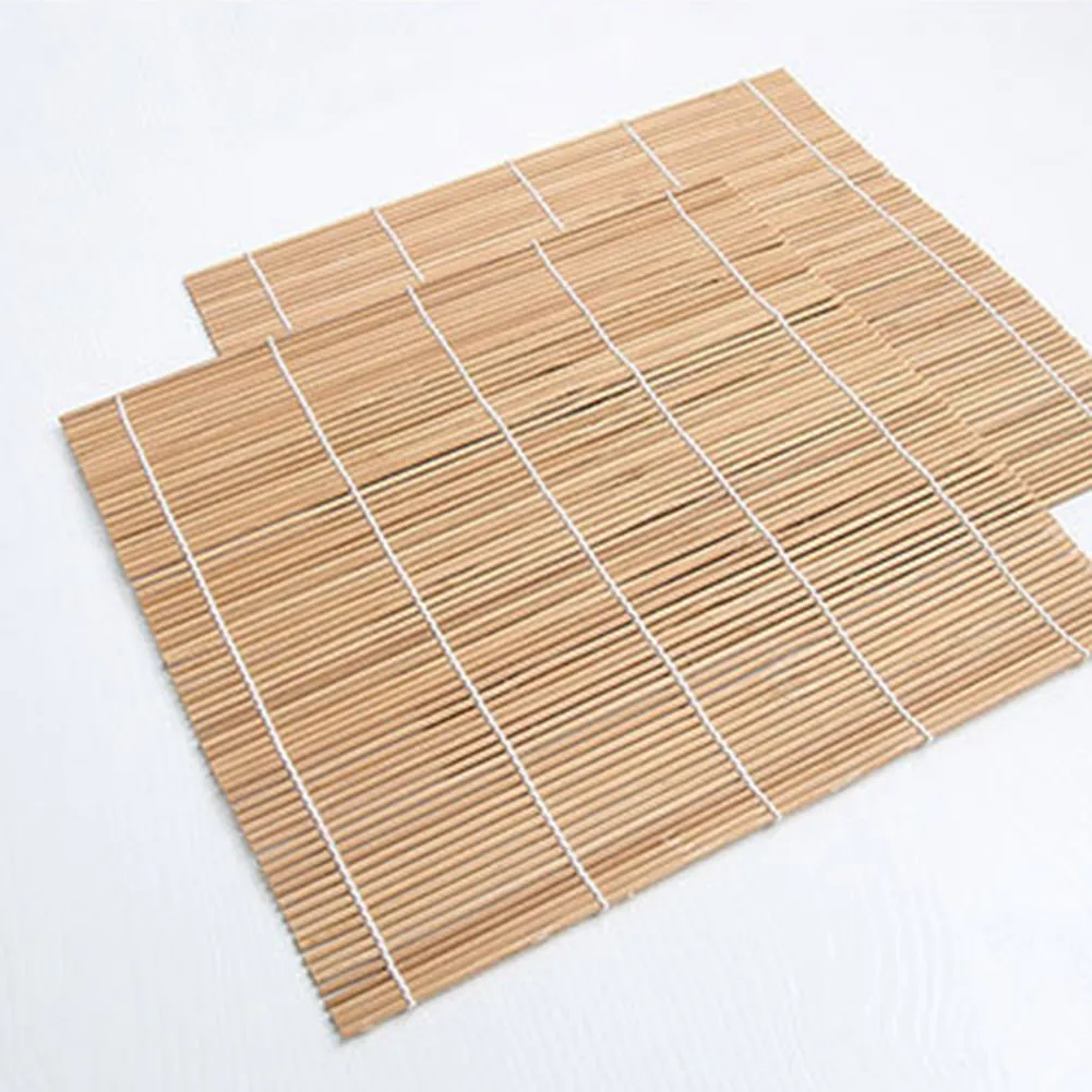 

1Pcs Sushi Curtain Rolling Mat Sushi Spoon DIY Onigiri Rice Roller Kitchen Gadgets Cooking Accessories Bamboo Sushi Maker Tools