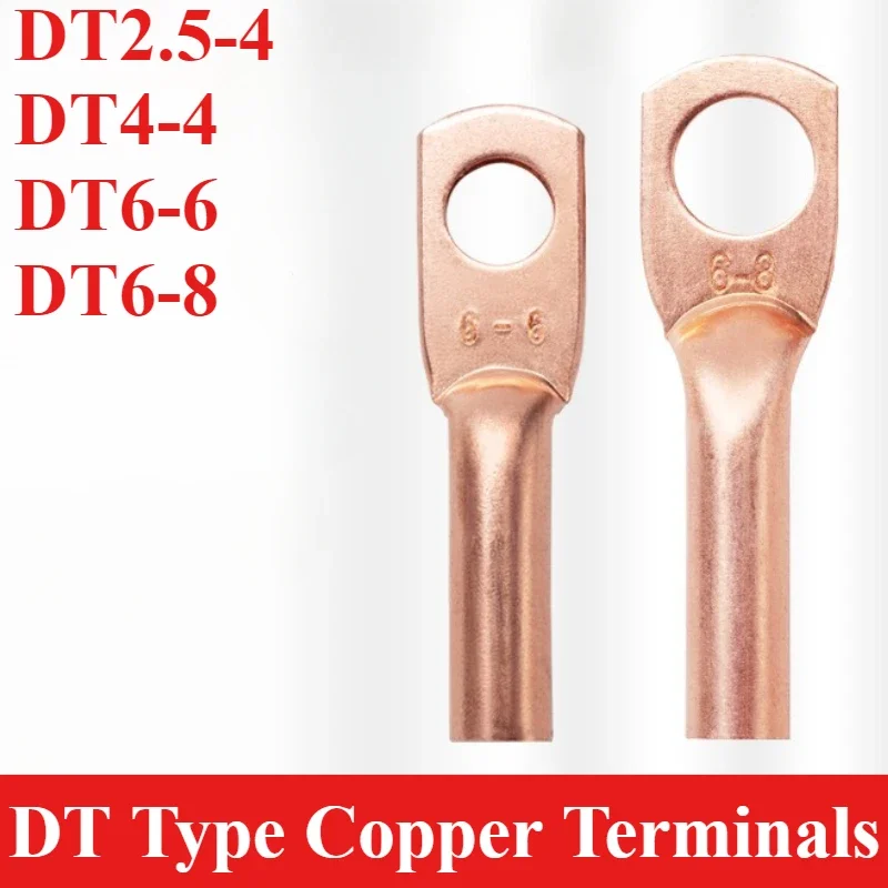 DT2.5-4 DT4-4 DT6-6 DT6-8 Медная клемма 4 6 8 DTG Кабельный провод Разъем Клемма наконечника