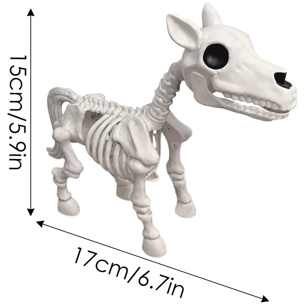 Скелет лошади на Хэллоуин новый реквизит череп скелет Декор лошадь Intdoor