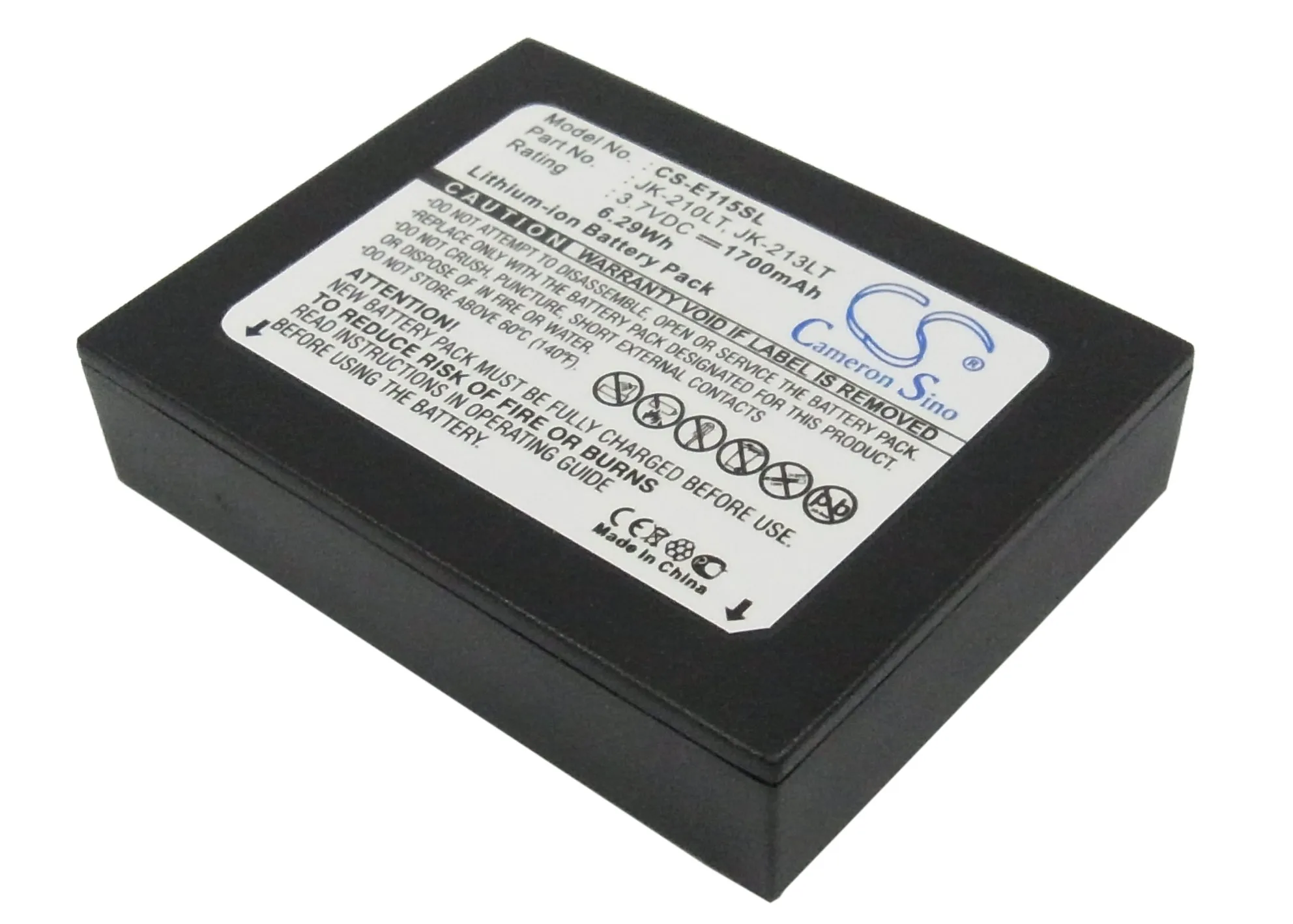 

1700mAh Casio JK-210LT Battery for Cassiopeia E125-CSC Cassiopeia E500 Cassiopeia E100 Cassiopeia E-125 Cassiopeia E-115 Cassiop