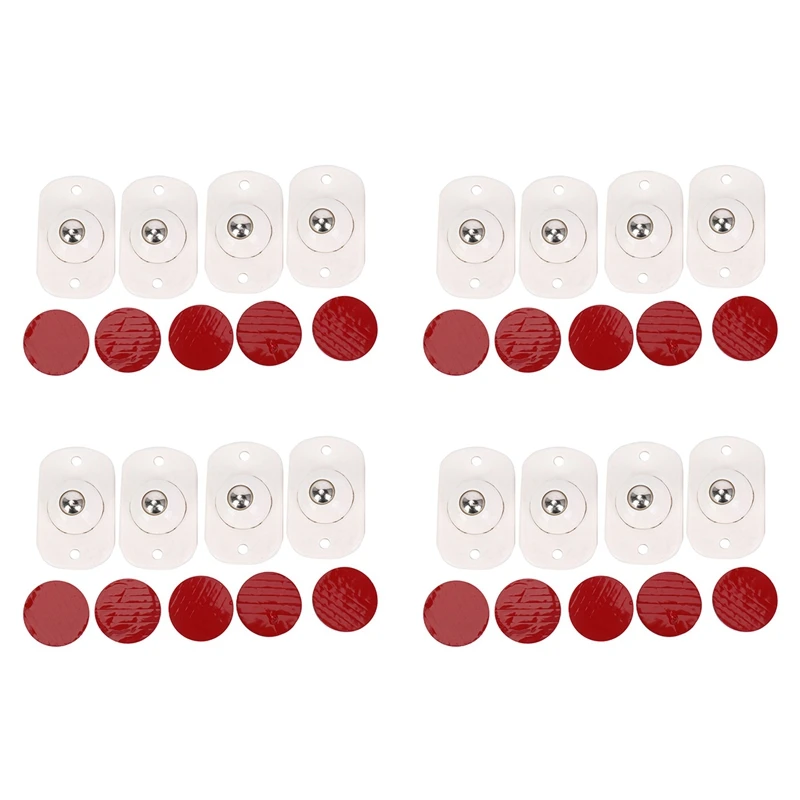 

360º Rotating Wheels Mini Swivel Casters Wheels,Universal Wheels For Furniture Various Storage Boxes (64 PC)