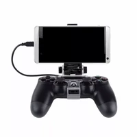 hot game controller holder phone clamp smart clip bracket with otg cable for bluetooth wireless ps4 dualshock 4 controller