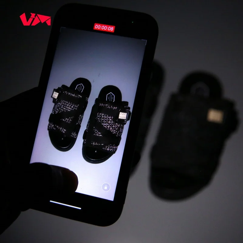 Рождественские летние шлепанцы Visvim мужские повседневные светоотражающие модные