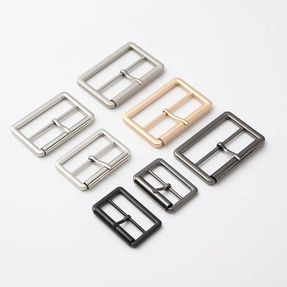 

10Pcs DIY Metal Heavy Duty Hand Bag Shoe Strap Belt Web Adjust Roller Pin Buckle Snap Rectangle Ring Leather Craft Repair