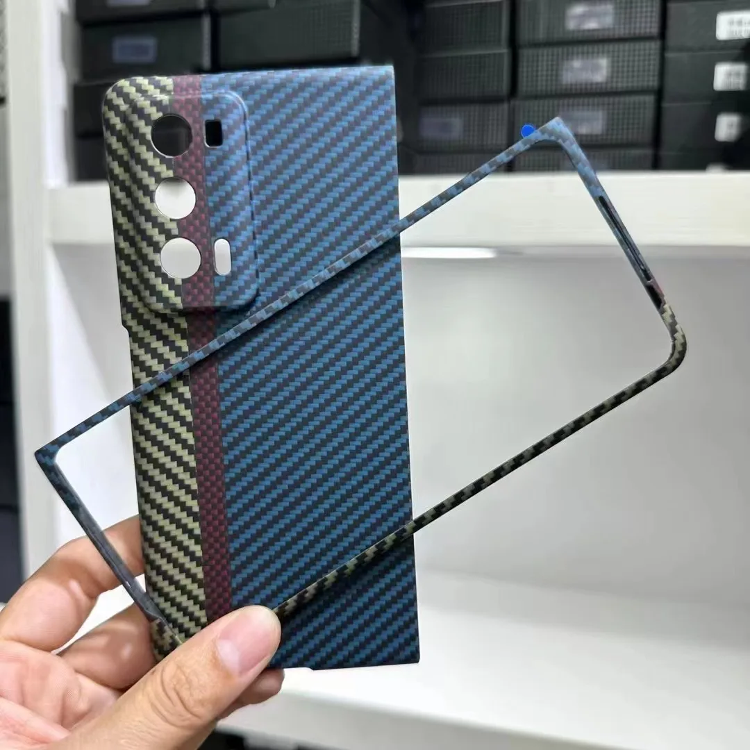 

Real Carbon Case for Honor Magic V2 Ultra Thin Cover Genuine Fabric Fiber Aramid Phone Case for Honor Magic V2 Case Capa