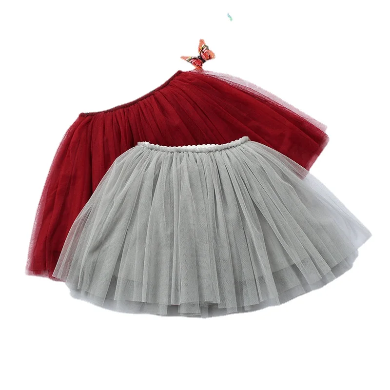 Summer Kids Skirts for Girls 2023 Princess Tutu Short Skirt New Pettiskirt White Pink Girls Clothing Children Mother Daughter