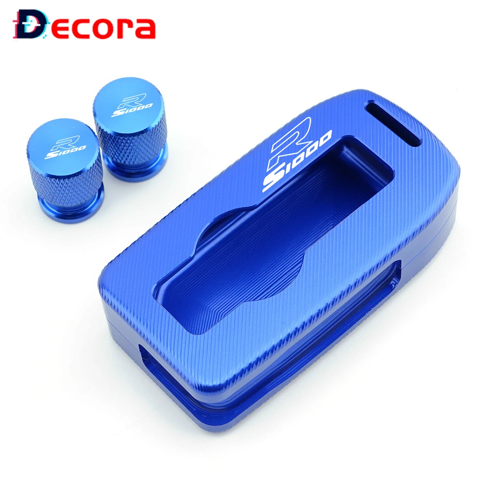 

New Key Shell For BMW S1000R S1000XR S 1000 S1000 XR R 2020 2021 CNC Motorbike Key Case Cover Protection Air Port Tire Valve Cap