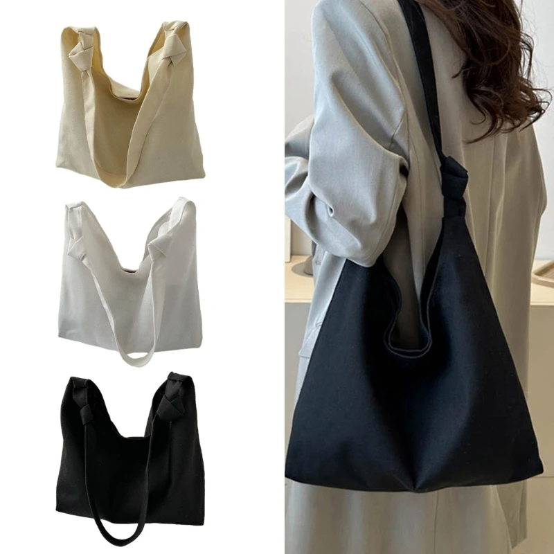 

Shoulder Bag Lady Purse Versatile Shopping Armpit Bag Solid Color Leisure Bag