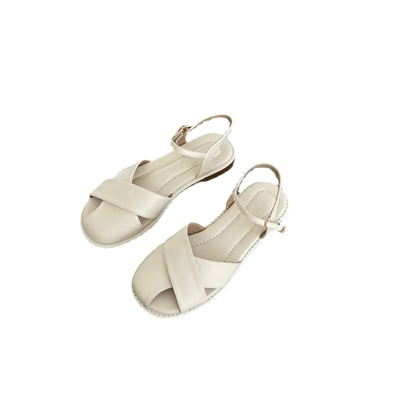 

Women Gladiator Sandals 2022 New Summer Ladies Shoe Flat Back Strap Beach Sandal Open Toe Casual Walking Sandalias