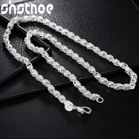 925 sterling silver 5mm faucet chain necklace 2024 inch for women man engagement wedding fashion charm jewelry