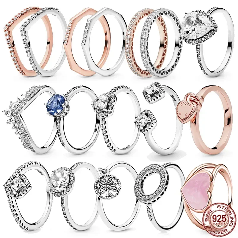 

Горячая Распродажа, блестящее серебряное кольцо с подвеской в виде короны и сердца, кольцо для пары, обручальное кольцо с кристаллами, изысканный подарок