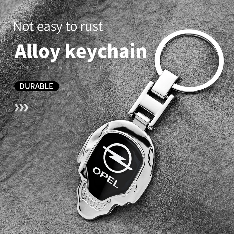 

Car Metal Keychain Key Ring 3D Logo Key chain for Opel Vectra b Astra h f j Tuning Mokka Agila Zafira Corsa Auto Styling parts