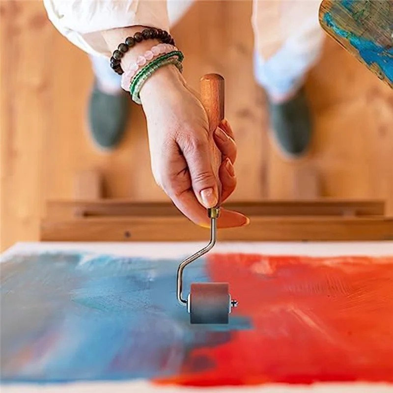 Резиновая кисть для рисования Brayer валик аппликатор чернил художественный