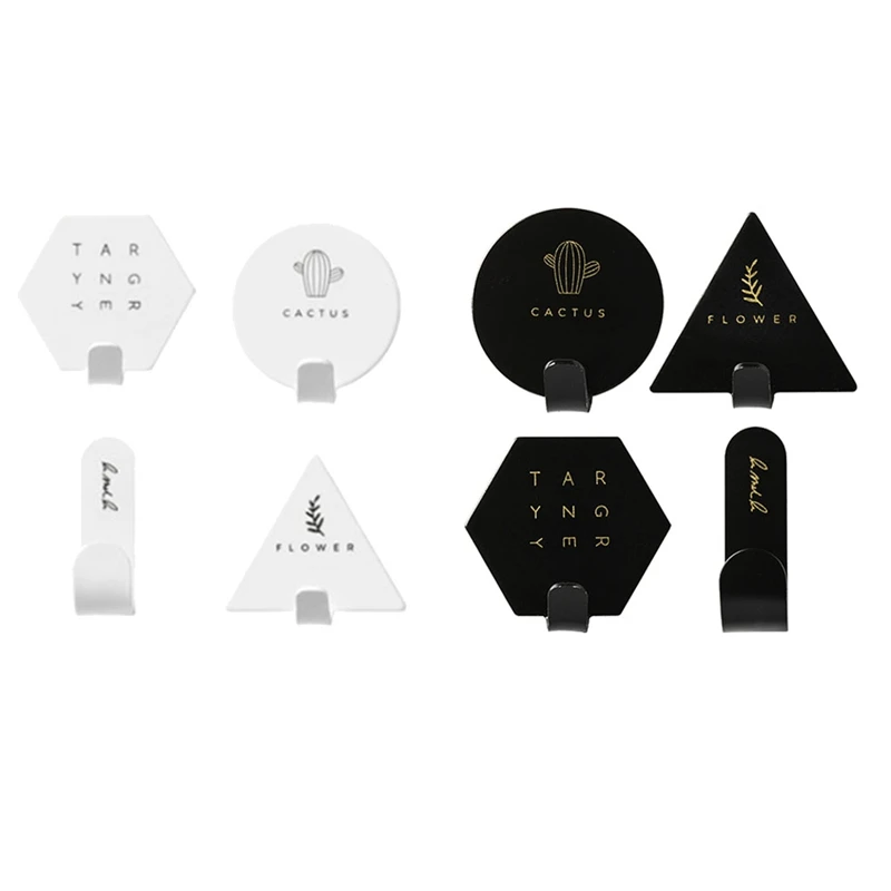 

JFBL Hot Adhesive Hook Bathroom Wall Seamless Hook Kitchen Wall Hanging Nail-Free Door Hanger Hook