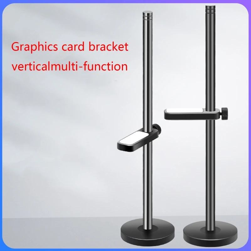 

R2LB Computer Graphics Video Card Stand GPU Support Jack Desktop PC Case Video Cards Holder Bracket Cooling Kit Aluminum