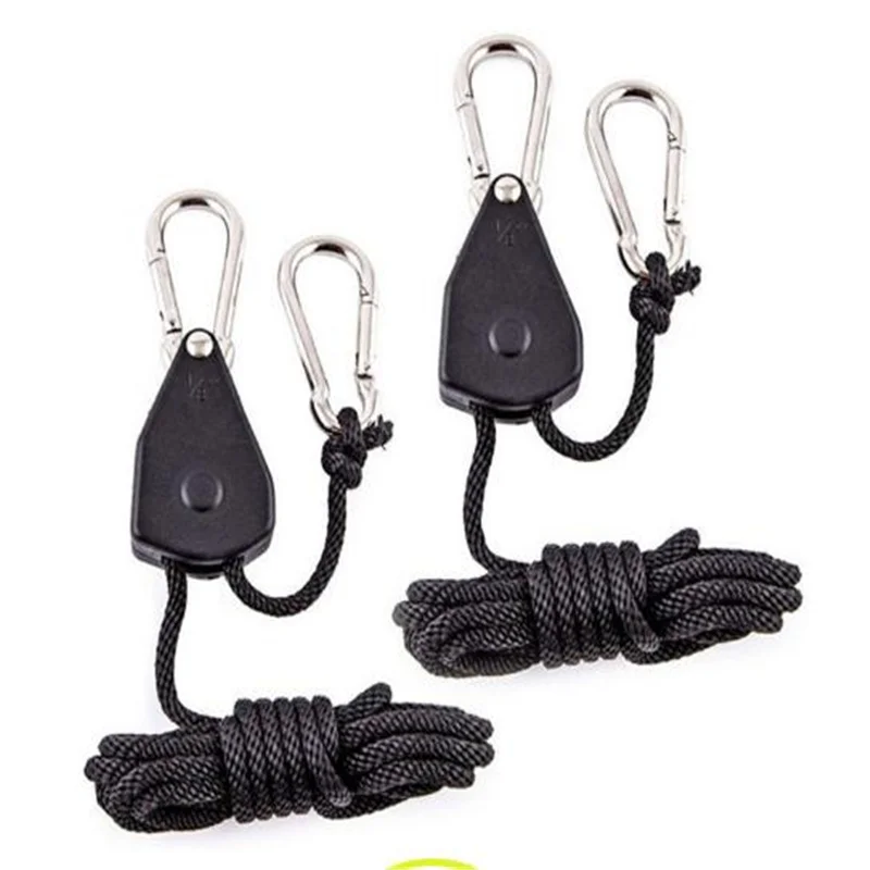 

Greenhouse Grow Light Fixture Hanging Plastic Wheel Lanyard 1/8inch