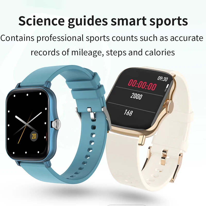 

Smart Bracelet 1.70 Inch Full Screen Sport Watch Waterproof 7 Days Battery Life Smart Watch For Android Ios With Rotary Encoder