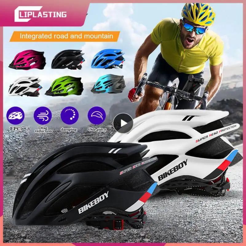 

Bike Cap Comfortable Gradient Bicycle Helmet Lightweight Cycling Helmets Cycling Withlight High-quality Durable