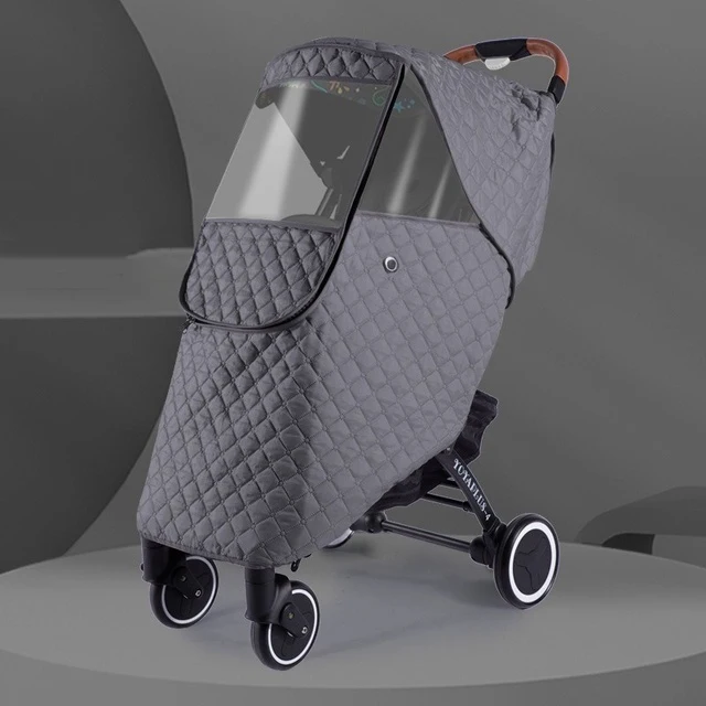 

Rain-proof Wind Cover Child Car Windshield Baby Umbrella Winter Warm Raincoat Infant Stroller Accessories for Outdoor