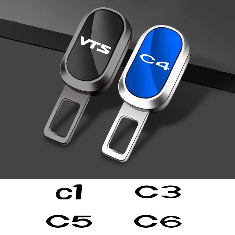 

Alloy Car Safety Buckle For Citroen C1 C2 C3 C4 C4L C5 C6 C8 VTS Xsara Jumpy Nemo Extension Silencer Extender Clasp Insert Plug