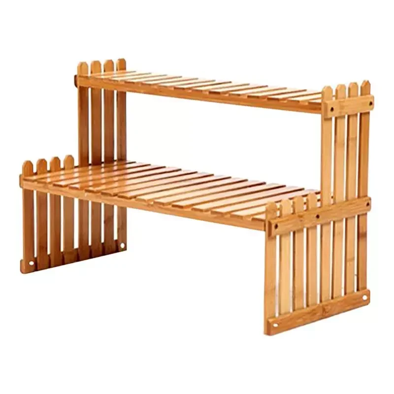 

NEW2023 Indoor Succulent Stand 2 Tier Tabletop Plant Table Plant Stand Table Planter Holder For Multiple Plants Window Table Pla
