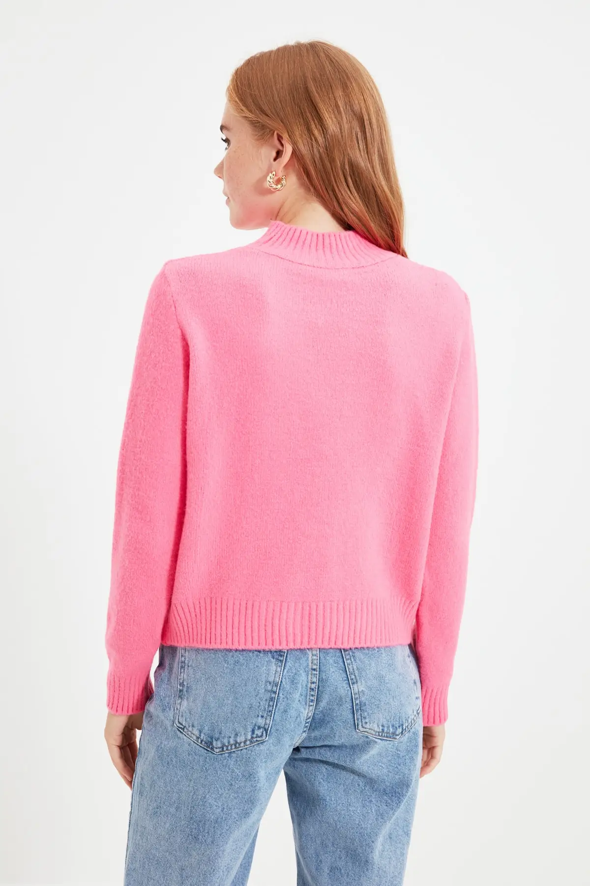 

Trendyol Upright Collar Knitwear Sweater TWOAW22KZ0235