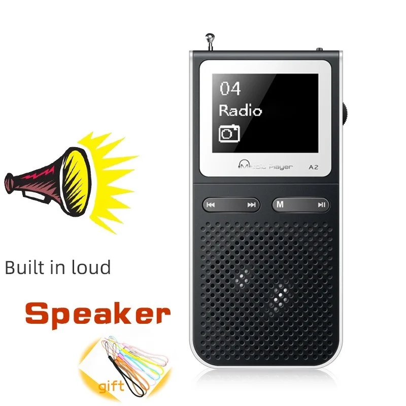 

Mp3-плеер 2323 LSM Hifi с воспроизведением звука, 8 ГБ, воспроизведение 100 часов, Встроенный FM-радиоприемник, увеличение памяти до 128 ГБ, портативный