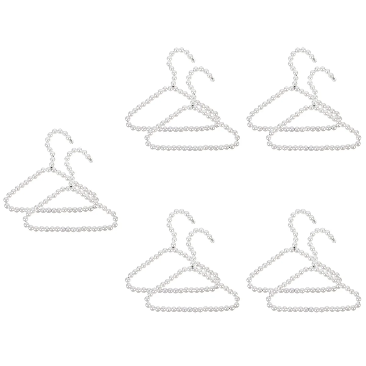 

10 Decorative Small Household Small Hanger Pearl Hangers for Hanging Gifts Clothing Decorate