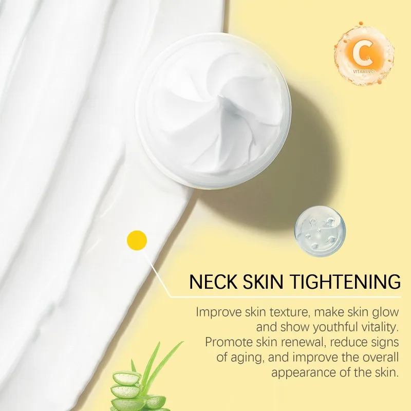 Подтягивающий крем для шеи лифтинг укрепляющий осветляющий тонкие линии