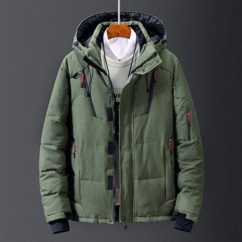 Down Jacket Short Men 2022 New Winter Outdoor Thickened Winter Coat Down Outwear