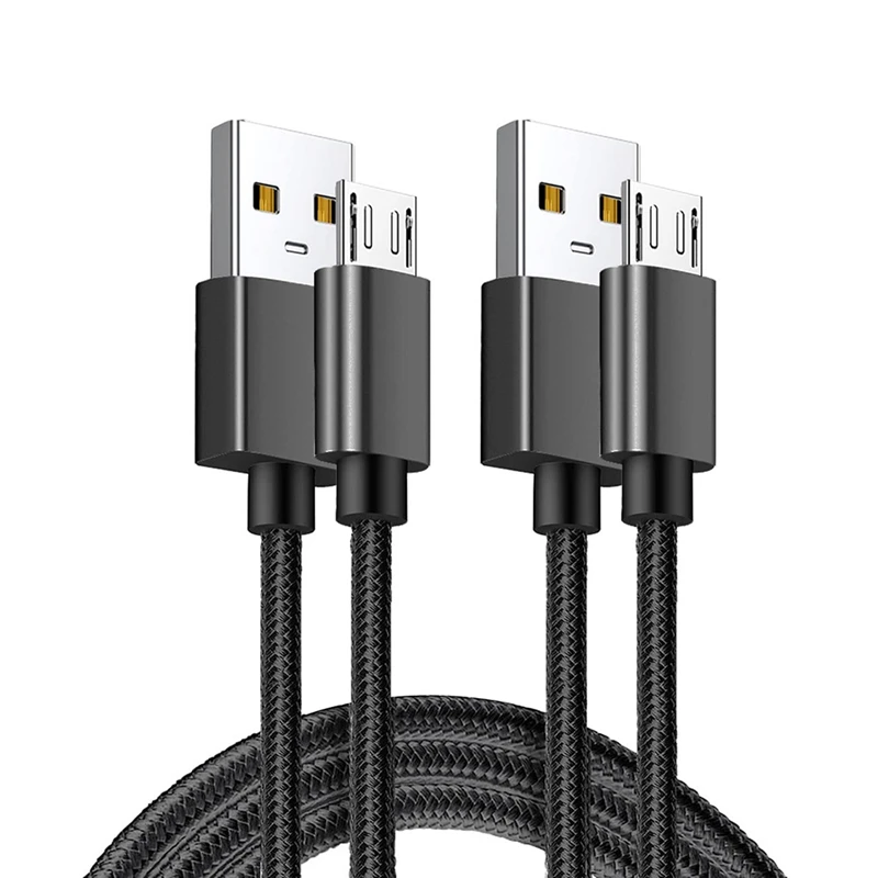 

Кабель Micro-USB 3 метра, 2 шт. в упаковке, длинный зарядный кабель Android, кабель Micro-зарядный Для Samsung S7/ S6/ S5, зарядный кабель