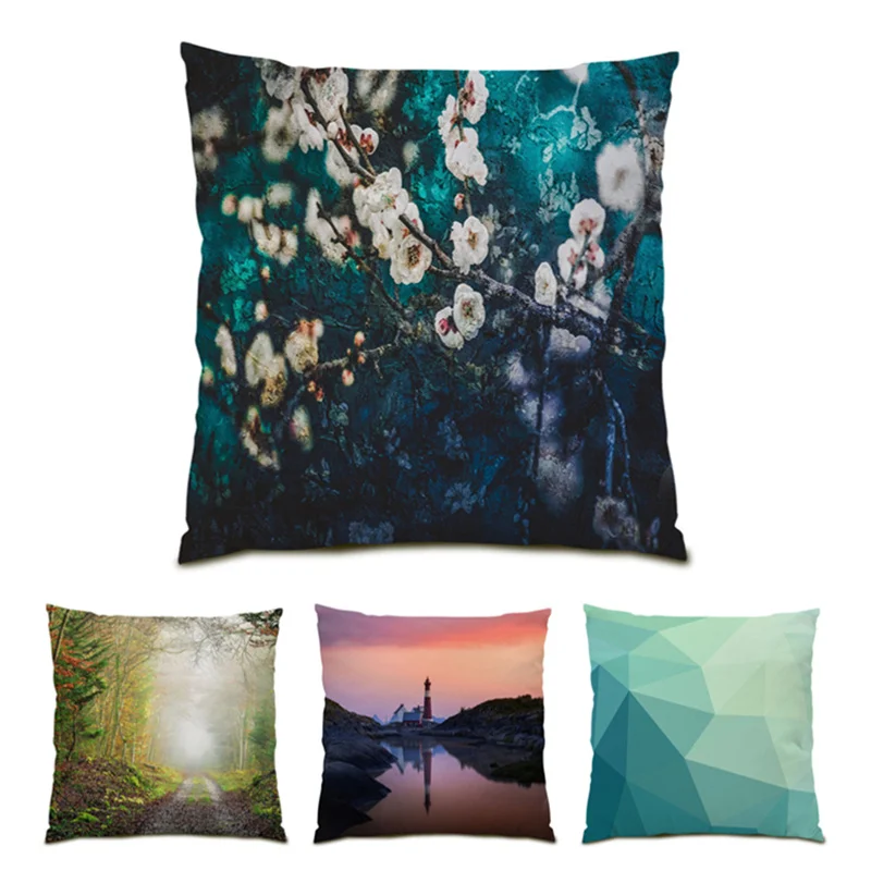 

Cushion Cover 45x45 Comfortable Funny Sofa Decorative Velvet Polyester Linen Vintage Sofas for Living Room Pillowcase Gift E1121