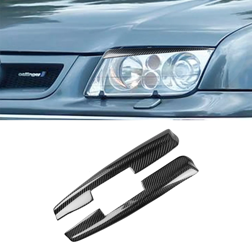 

1pair Carbon Fiber Car Headlights Eyebrow Eyelids Trim Cover For Volkswagen Jetta Bora 4 MK4 1999 2000 2001 2002 2003 2004