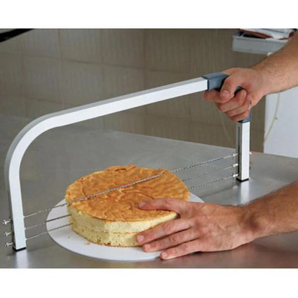 

Interlayer Adjustable Tools Leveler Home Stainless Steel DIY Baking Cutter Kitchen Accessories 3 Bars Professional Cake Slicer