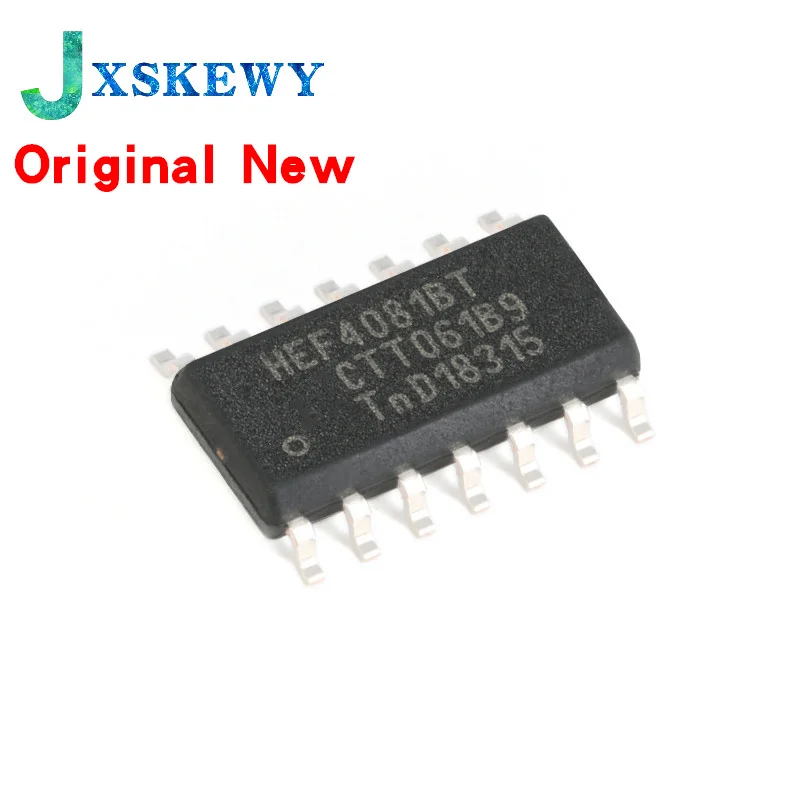 Новый оригинальный набор микросхем HEF4081BT HEF4081 CD4081 SOP14 CD4081BM SOP-14 CD4081BM96 SOP SOIC-14 4081 SMD IC, 10 шт./лот
