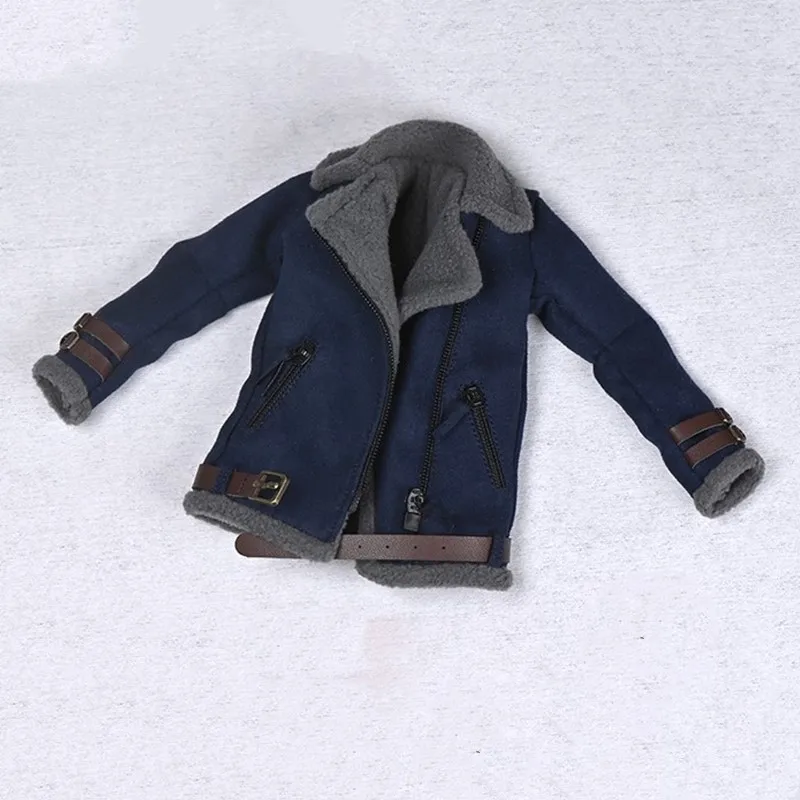 1/6 Sexy Female Figure Accessory Women Casual Sleeveless Lambskin Jacket Motorcycle Clothes Model for 12 Inches Dolls | Игрушки и хобби