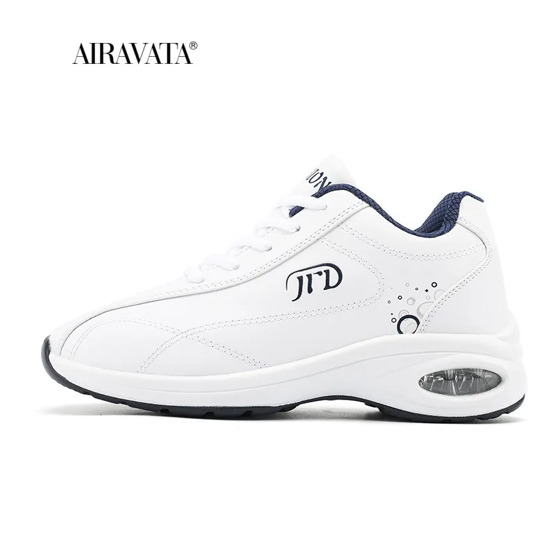 Women Running Shoes Air Cushion Lightweight Tennis Sneakers Increasing Height Casual Dancing Shoes Zapatos De Tenis