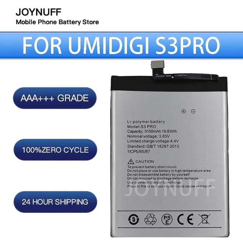 

New Battery High Quality 0 Cycles Compatible S3 PRO For UMI UMIDIGI S3 Pro F1 / F1 Play Replacement Lithium Sufficient Batteries