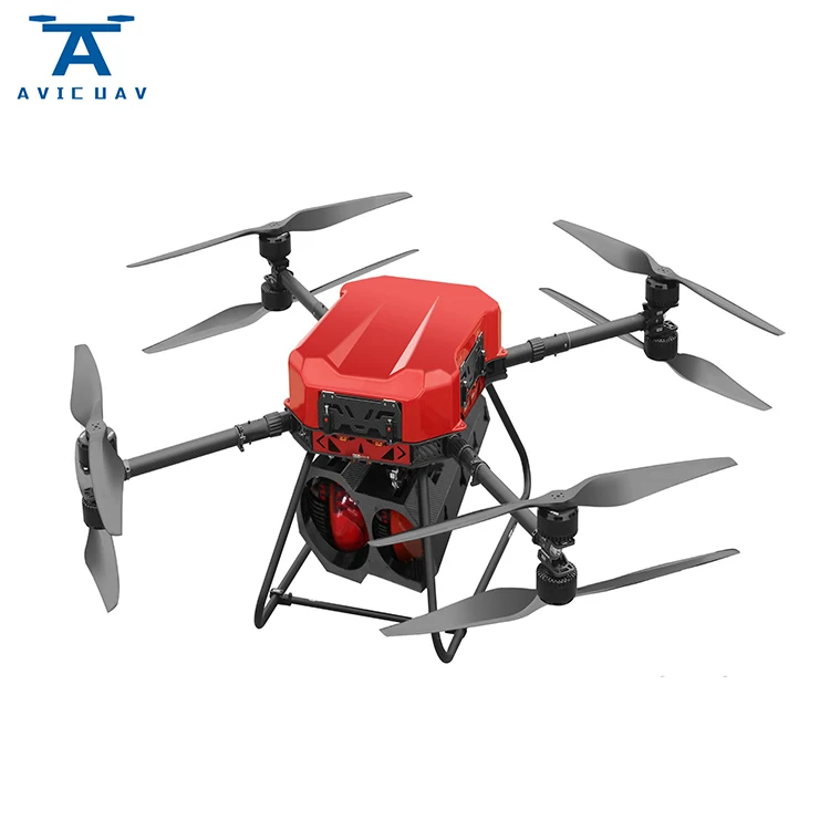 

AVICUAV 40kg searchlight with RTK overhead bomb dropping forest fire fighting drone