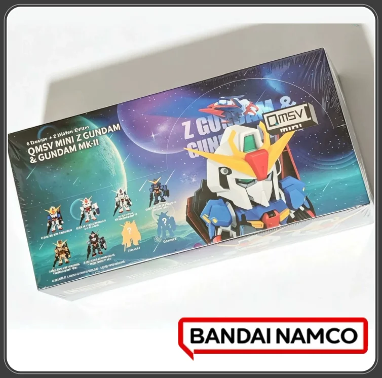 Фото Коллекционная фигурка Bandai QMSV MINI Z GUNDAM Mk-II Blind Box Q Style Mini Gundam MSZ-006 RX-178, настольное украшение, игрушка-сюрприз, подарок №1