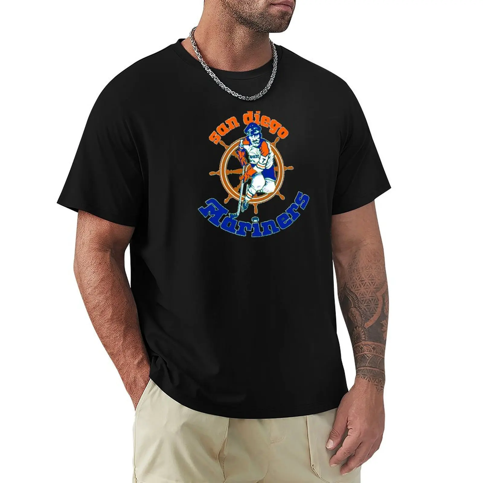 Хоккейная футболка San Diego Mariners WHA мужская баскетбольные футболки с рисунком