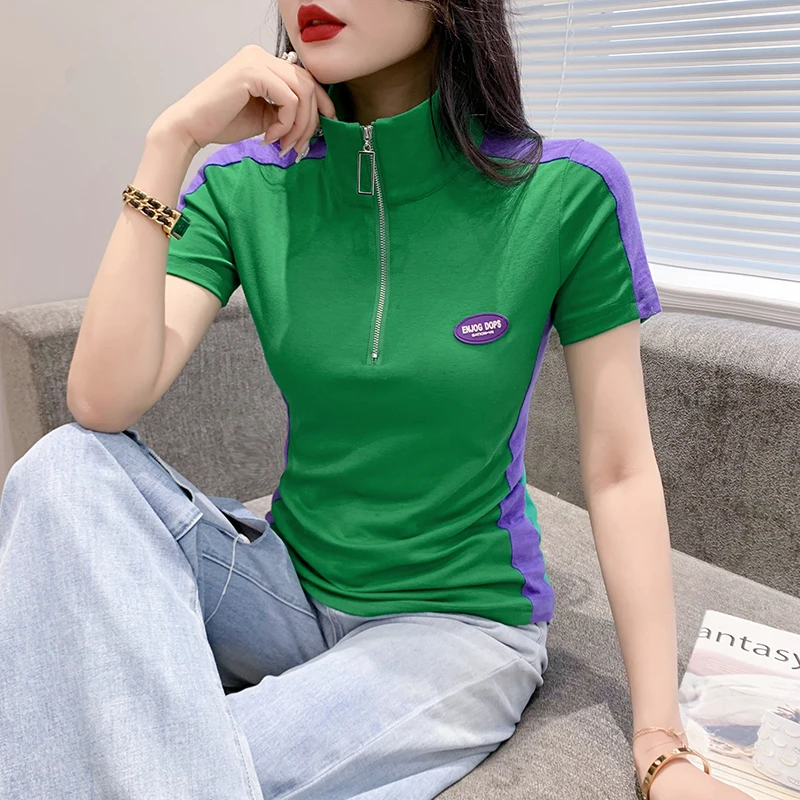 

2023 spring summer new fashion casual woman t-shirt lady beautiful nice women Tops female Cheap wholesale dropshipping BPy9576