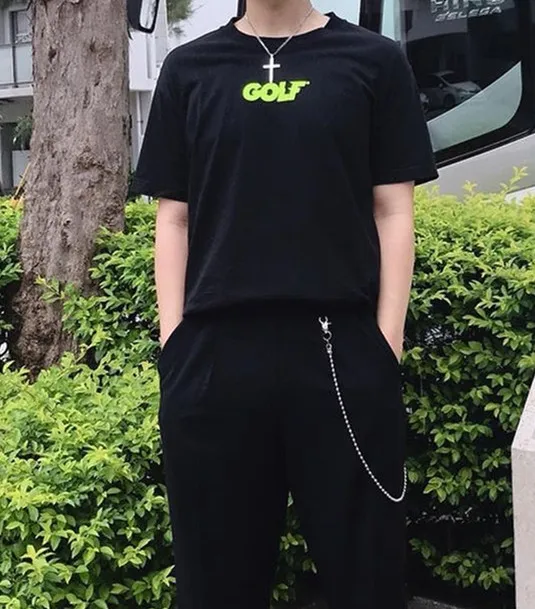 

2022 New IGOR PANCK golf Le Fleur Tyler The Creator T Shirts T-Shirt Hip Hop Skateboard Street Cotton T-Shirts Tee Top N331
